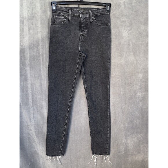 Levi’s Wedgie Skinny Women’s Size 25 High-Rise Buttonfly Crop Jeans - Picture 3 of 12